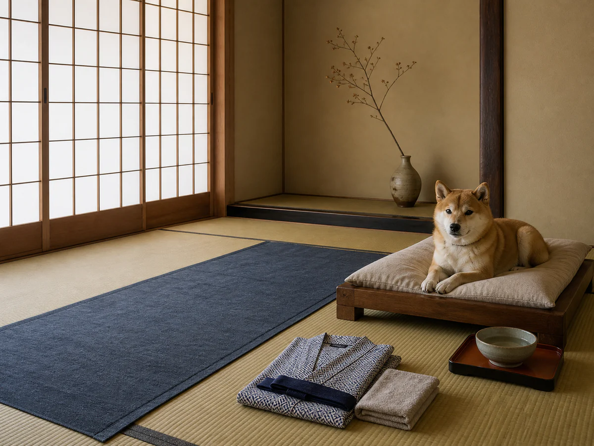 愛犬と泊まれる和室のモデルルーム