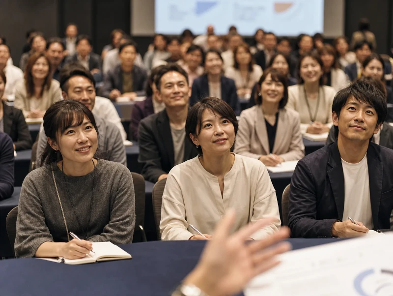 熱心に聞き入るセミナー聴講者の様子